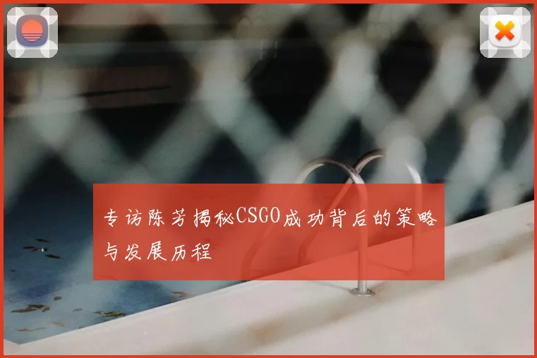 专访陈芳揭秘CSGO成功背后的策略与发展历程