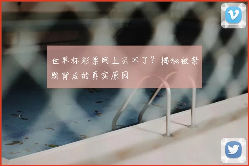 世界杯彩票网上买不了?揭秘被禁购背后的真实原因